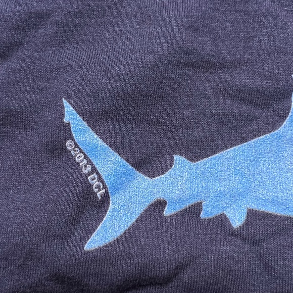 NWOT Jerzees Shark Week Short Sleeve Graphic Crewneck T-Shirt Navy Unisex Sz M - Picture 4 of 6